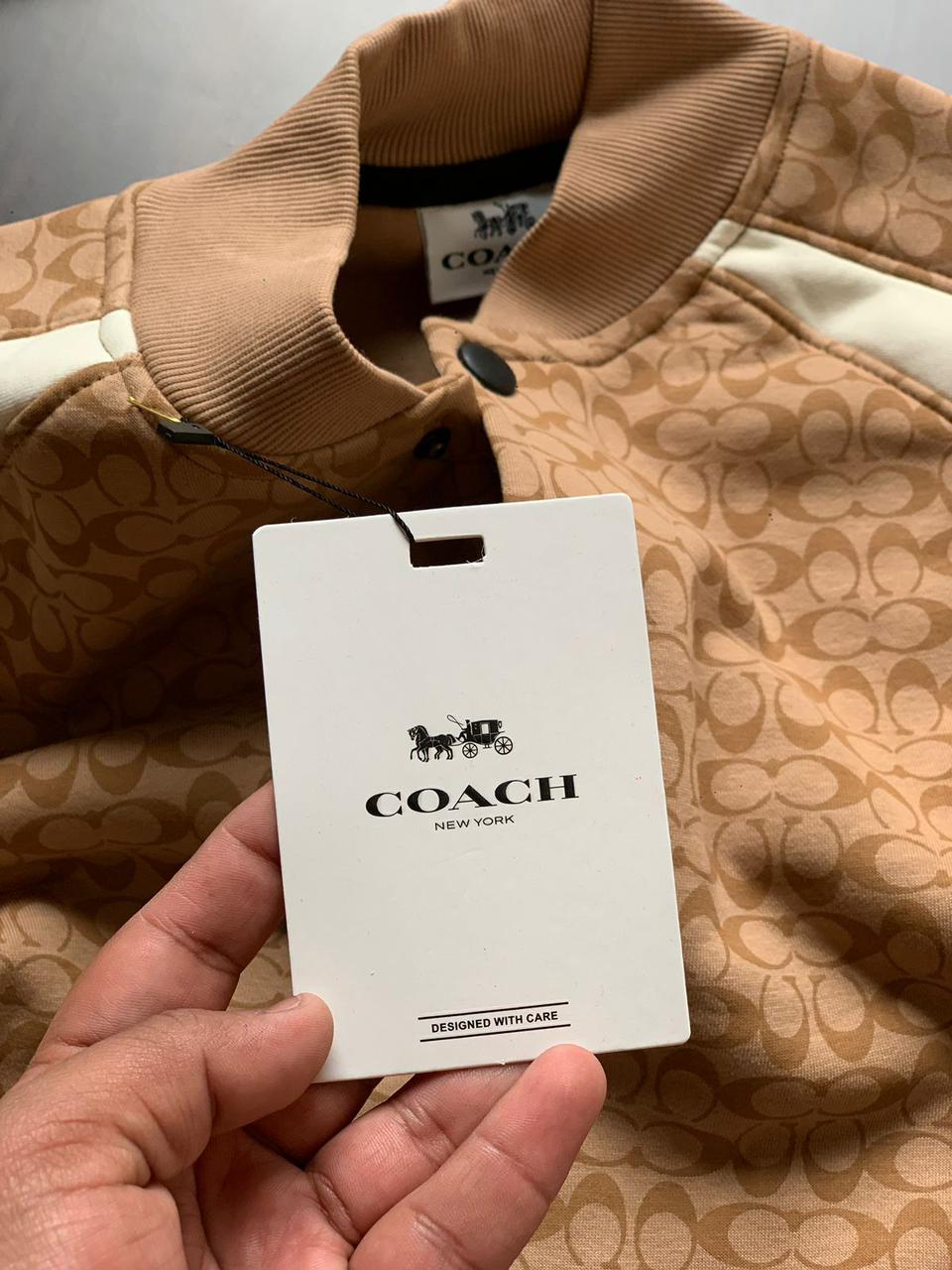 First Copy Coach Premium Open Buttons Fleece Jacket - Image 10