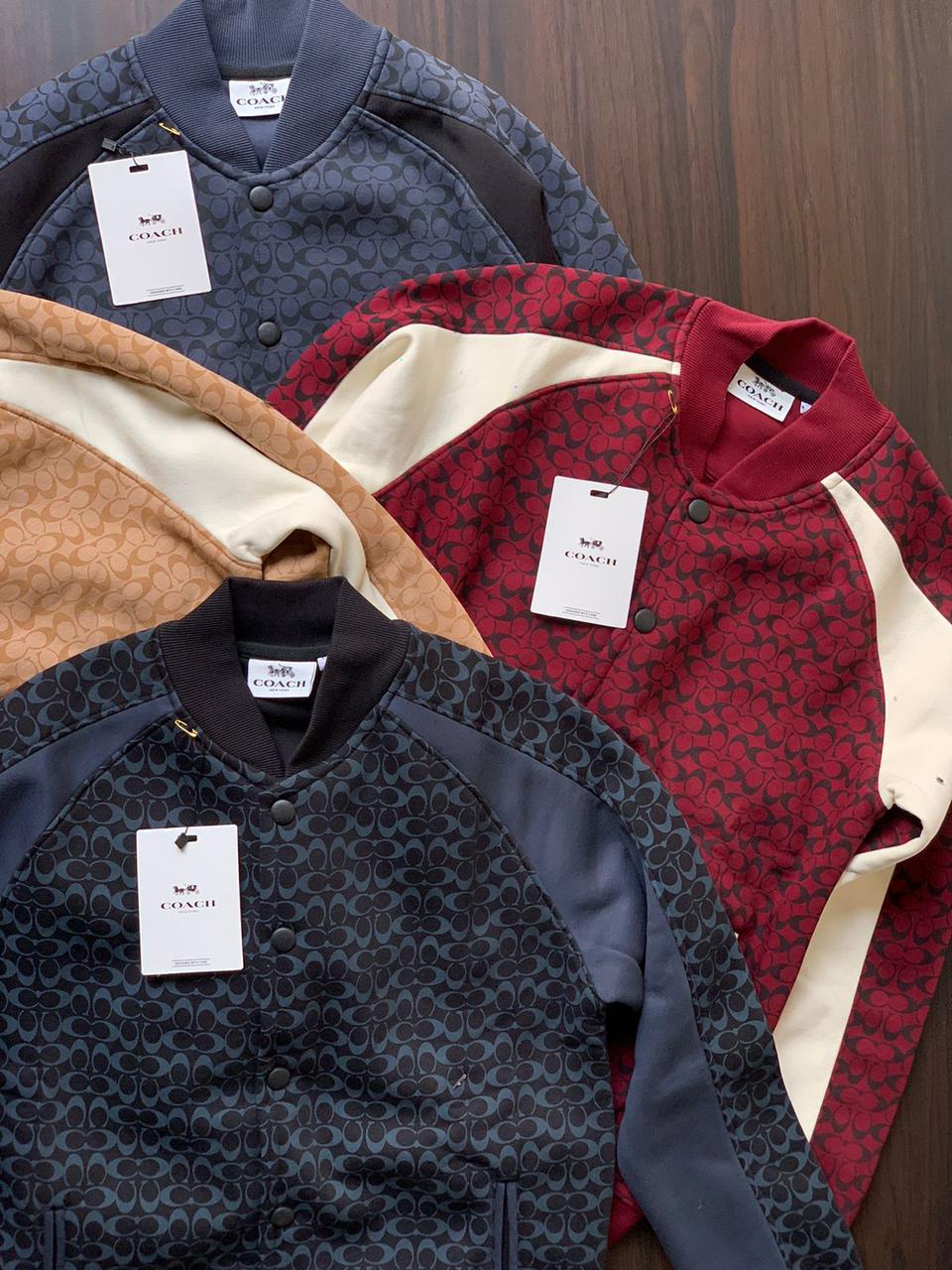 First Copy Coach Premium Open Buttons Fleece Jacket - Image 6