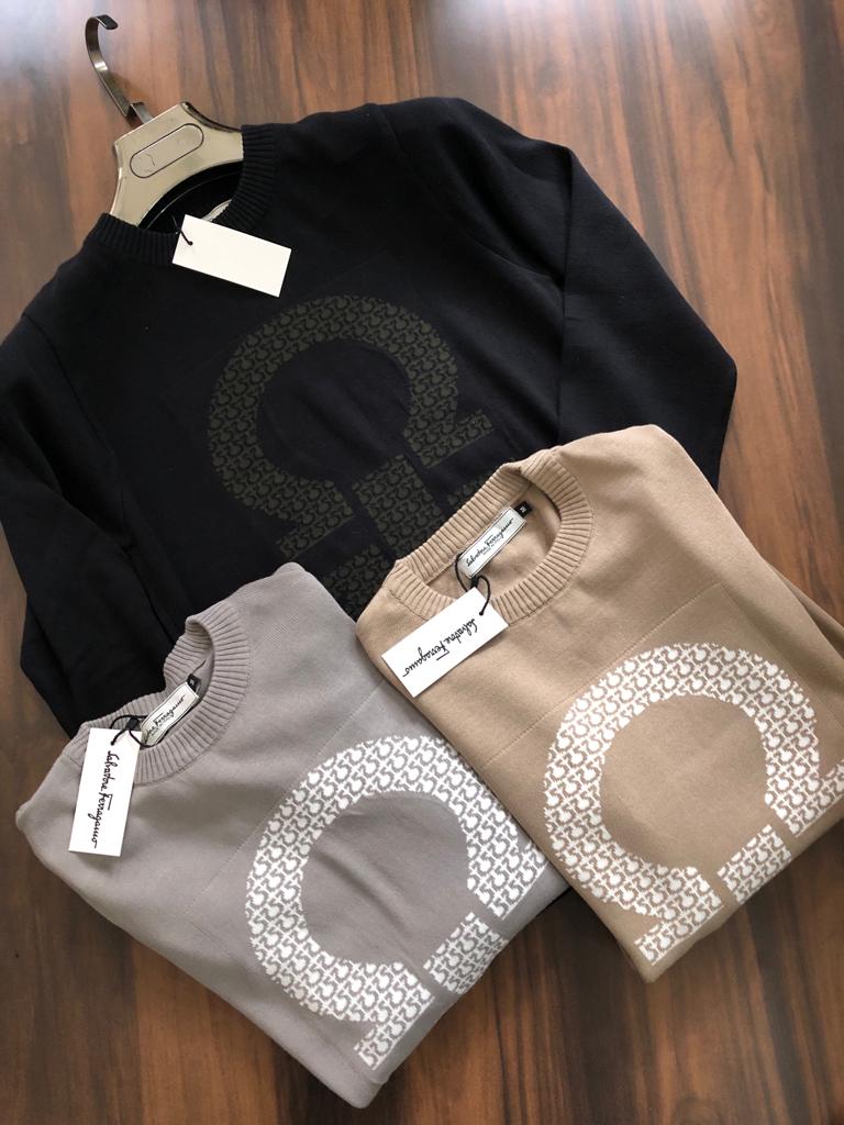 First Copy Ferragamo Imported Wool Sweaters