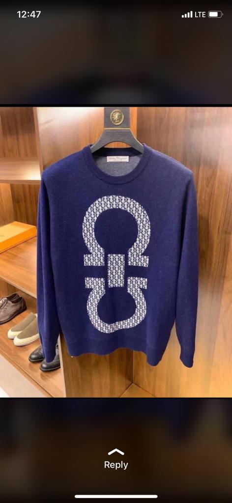 First Copy Ferragamo Imported Wool Sweaters - Image 8