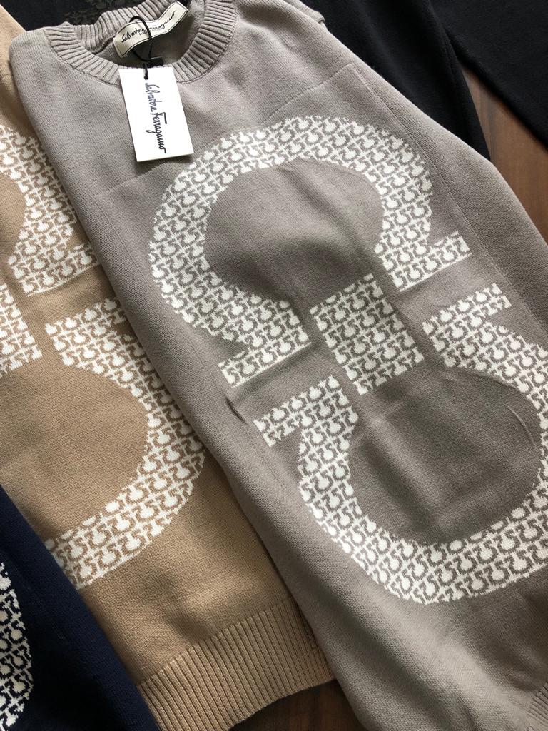 First Copy Ferragamo Imported Wool Sweaters - Image 9
