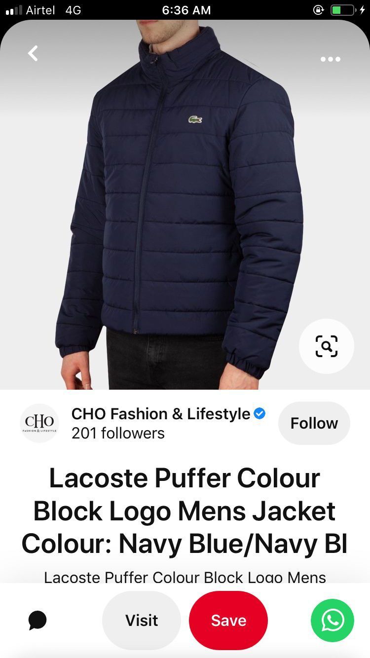 First Copy Lacoste Premium Store Jacket - Image 6