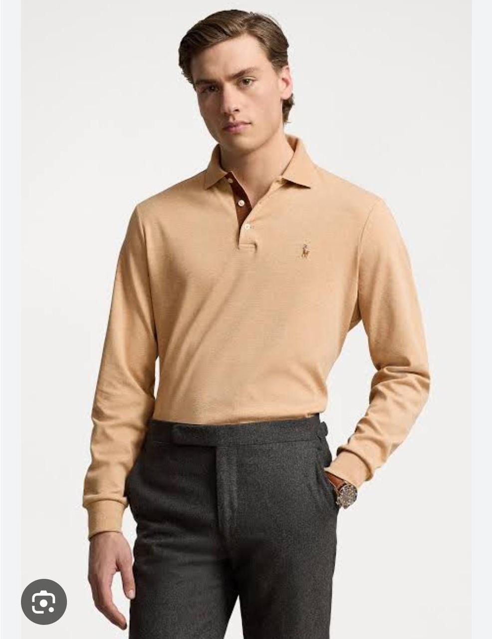 First Copy Ralph Lauren Full Sleeves Polo Tees - Image 9