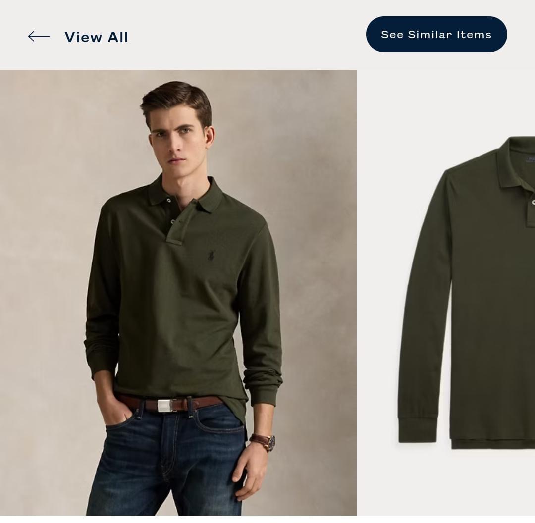 First Copy Ralph Lauren Full Sleeves Polo Tees - Image 8